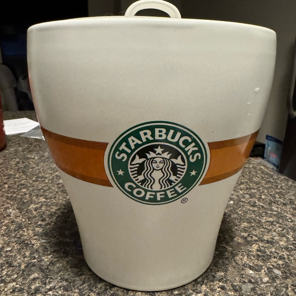 Starbucks coffee bean jar